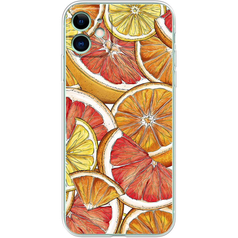 Чехол Uprint Apple iPhone 11 Citrus Pattern