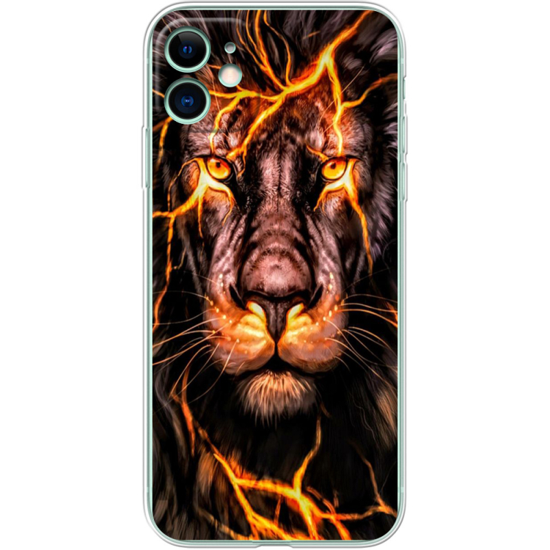 Чехол Uprint Apple iPhone 11 Fire Lion