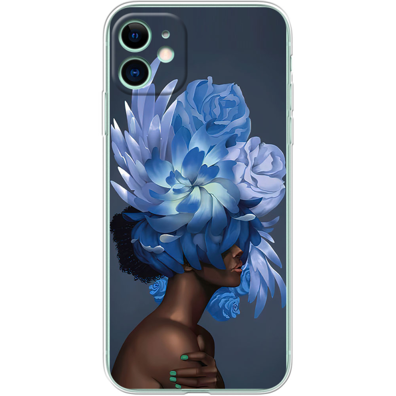 Чехол Uprint Apple iPhone 11 Exquisite Blue Flowers