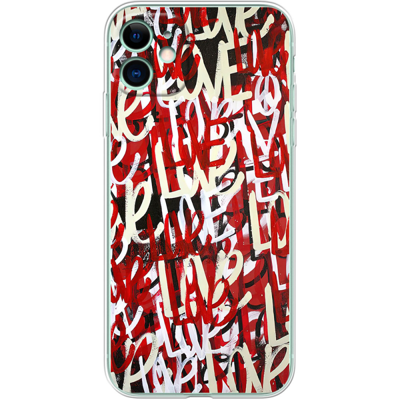 Чехол Uprint Apple iPhone 11 Love Graffiti