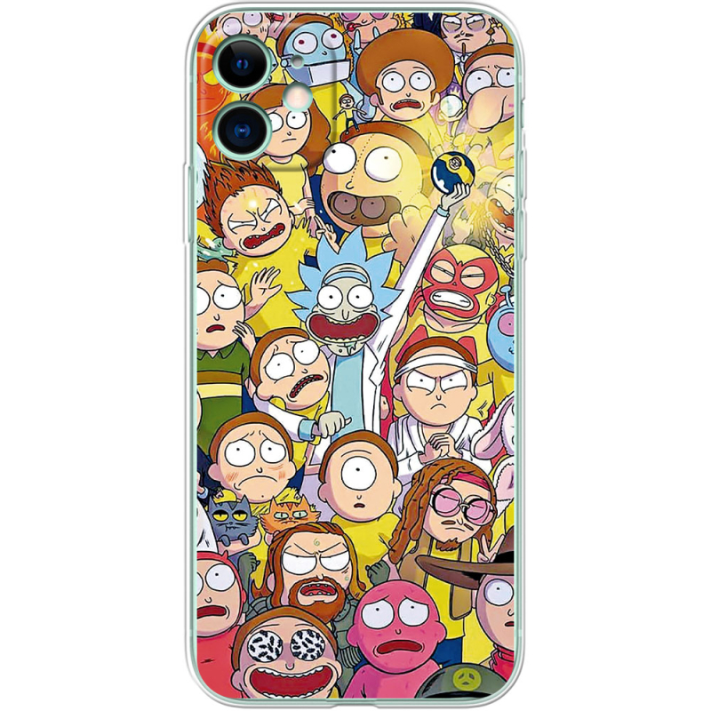 Чехол Uprint Apple iPhone 11 Rick and Morty