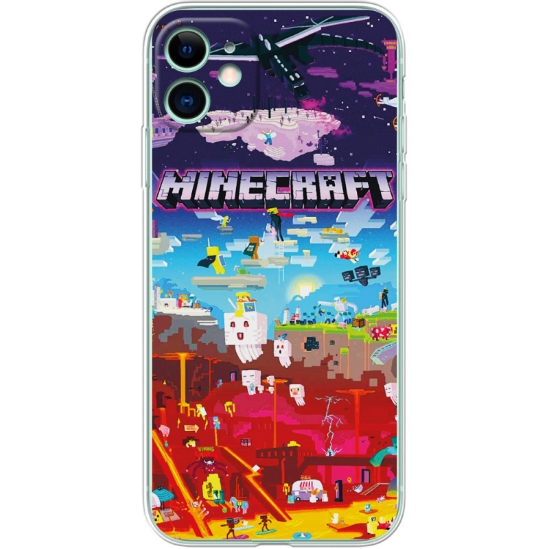Чехол Uprint Apple iPhone 11 Minecraft World Beyond