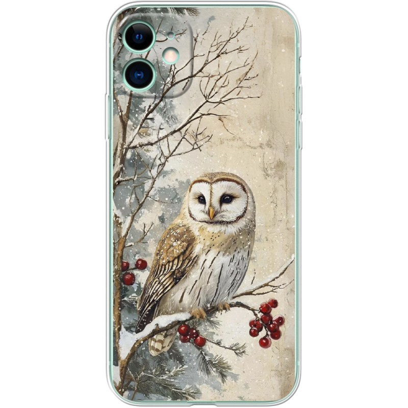 Чехол Uprint Apple iPhone 11 Christmas Owl