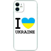 Чехол Uprint Apple iPhone 11 I love Ukraine