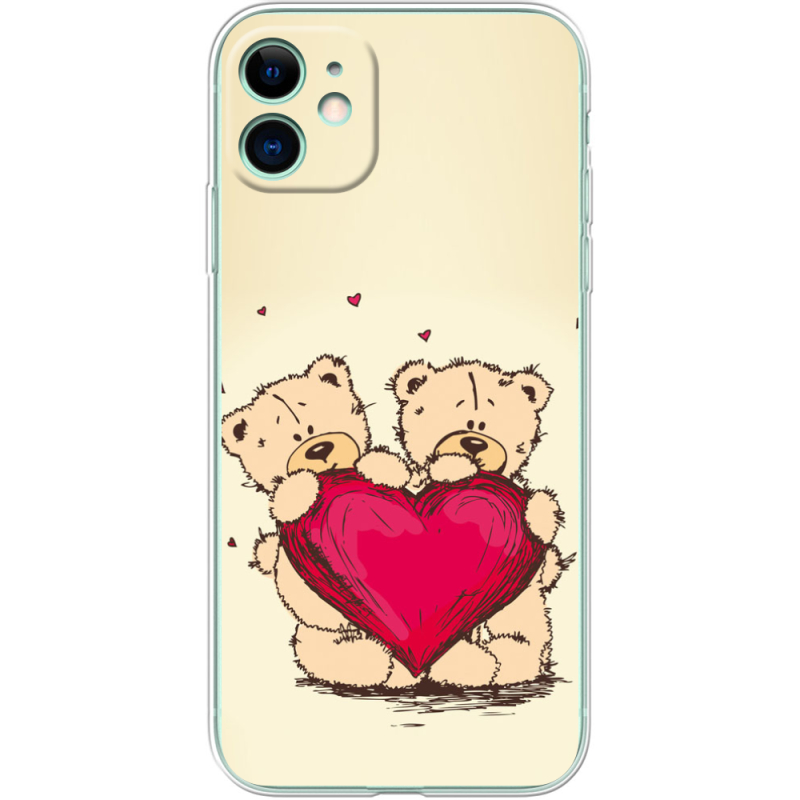 Чехол Uprint Apple iPhone 11 Teddy Bear Love