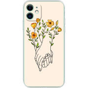 Чехол Uprint Apple iPhone 11 Flower Hands