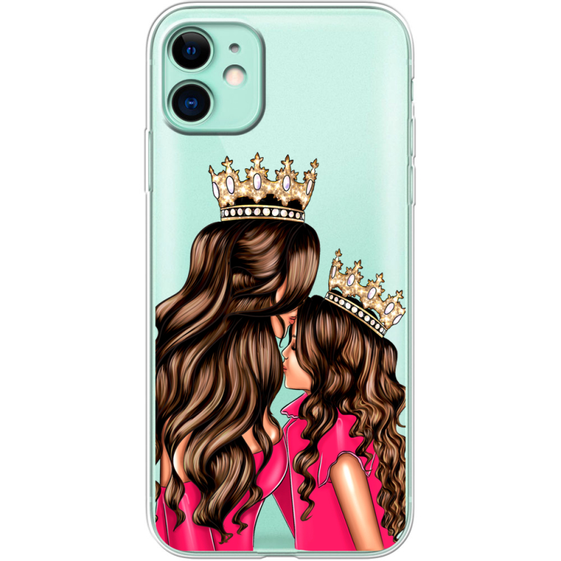 Прозрачный чехол Uprint Apple iPhone 11 Queen and Princess