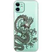 Прозрачный чехол Uprint Apple iPhone 11 Chinese Dragon