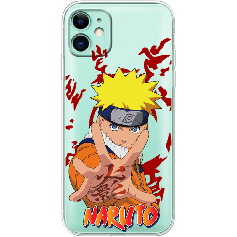 Прозрачный чехол Uprint Apple iPhone 11 Naruto