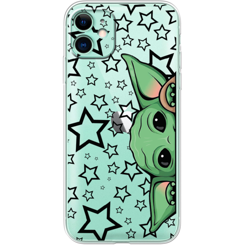 Прозрачный чехол Uprint Apple iPhone 11 Baby Yoda