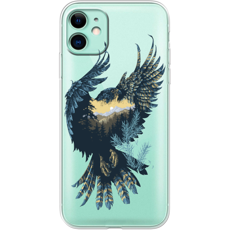 Прозрачный чехол Uprint Apple iPhone 11 Eagle