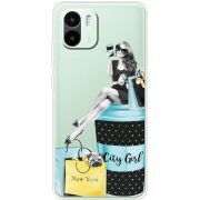 Прозрачный чехол BoxFace Xiaomi Redmi A1 City Girl