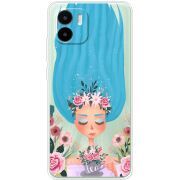 Прозрачный чехол BoxFace Xiaomi Redmi A1 Blue Hair