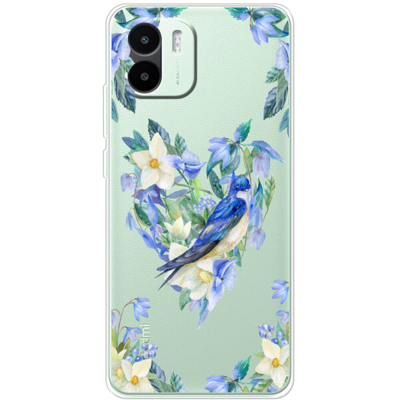 Прозрачный чехол BoxFace Xiaomi Redmi A1 Spring Bird