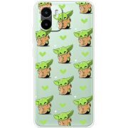 Прозрачный чехол BoxFace Xiaomi Redmi A1 Pattern Baby Yoda