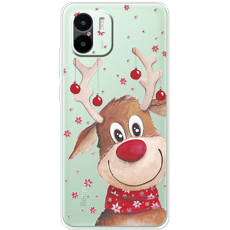 Прозрачный чехол BoxFace Xiaomi Redmi A1 Winter Deer