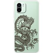 Прозрачный чехол BoxFace Xiaomi Redmi A1 Chinese Dragon