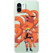 Прозрачный чехол BoxFace Xiaomi Redmi A1 Naruto and Kurama