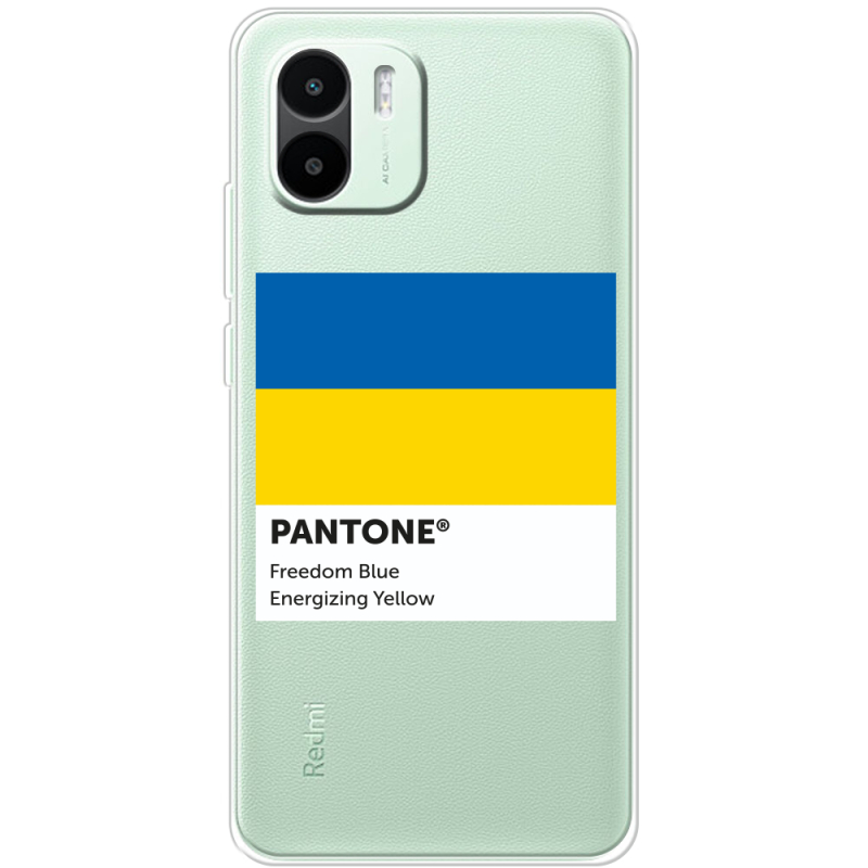 Прозрачный чехол BoxFace Xiaomi Redmi A1 Pantone вільний синій
