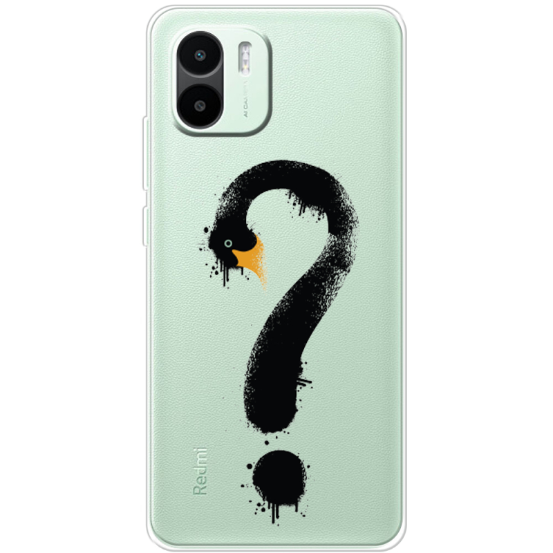 Прозрачный чехол BoxFace Xiaomi Redmi A1 Swan question