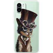 Прозрачный чехол BoxFace Xiaomi Redmi A1 Steampunk Cat