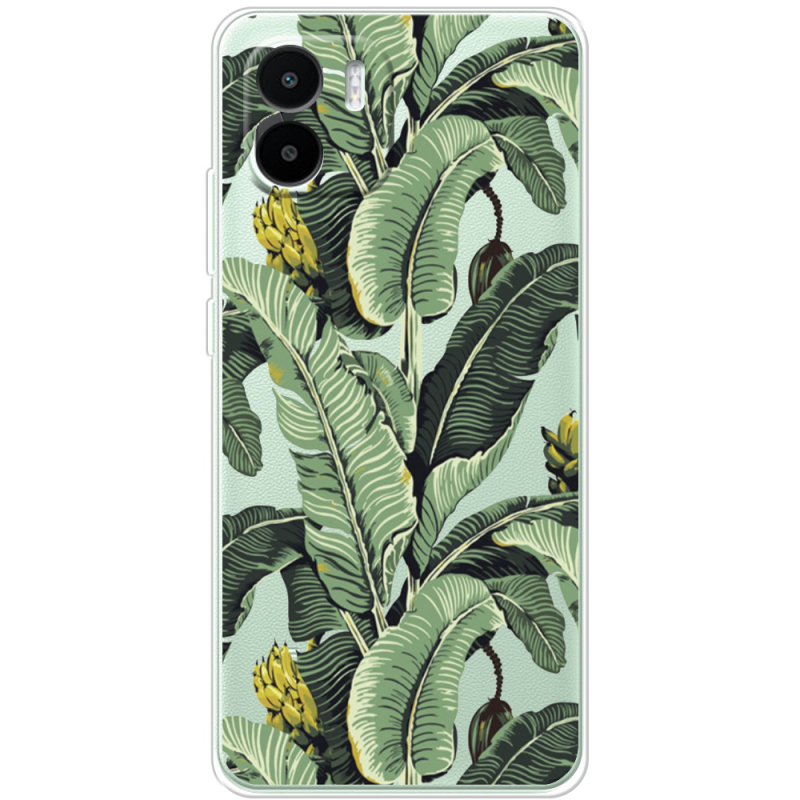 Прозрачный чехол BoxFace Xiaomi Redmi A1 Banana Leaves
