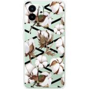 Прозрачный чехол BoxFace Xiaomi Redmi A1 Cotton flowers