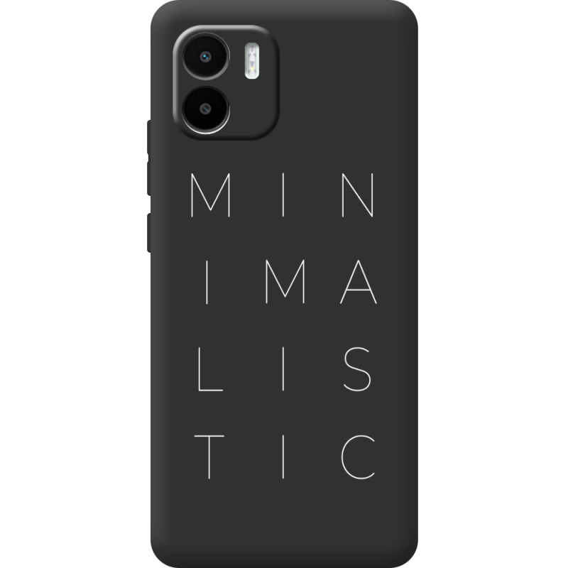 Черный чехол BoxFace Xiaomi Redmi A1 Minimalistic