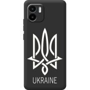 Черный чехол BoxFace Xiaomi Redmi A1 Тризуб монограмма ukraine