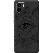 Черный чехол BoxFace Xiaomi Redmi A1 Eye