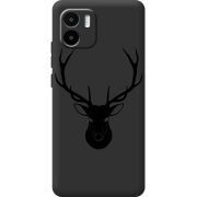 Черный чехол BoxFace Xiaomi Redmi A1 Deer