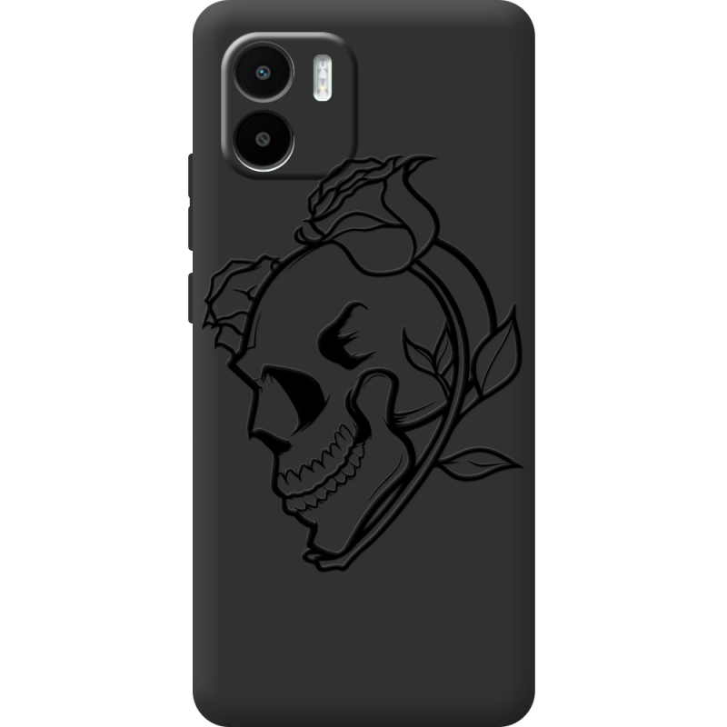 Черный чехол BoxFace Xiaomi Redmi A1 Skull and Roses