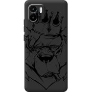 Черный чехол BoxFace Xiaomi Redmi A1 Bear King