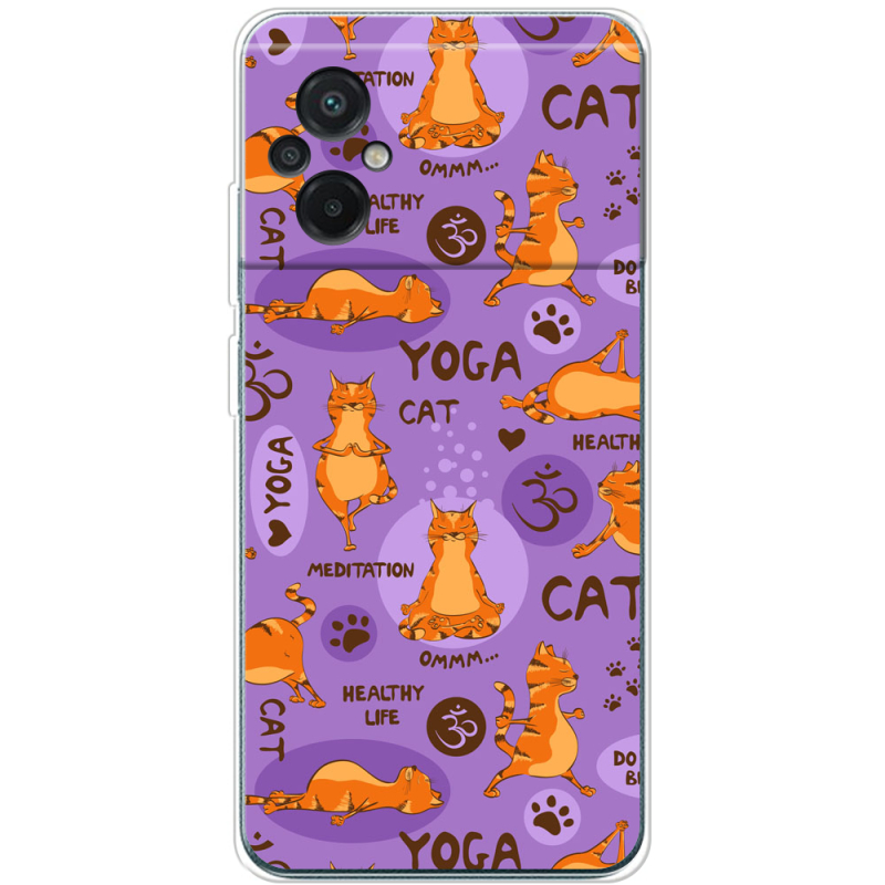 Чехол BoxFace Poco M5 Yoga Cat