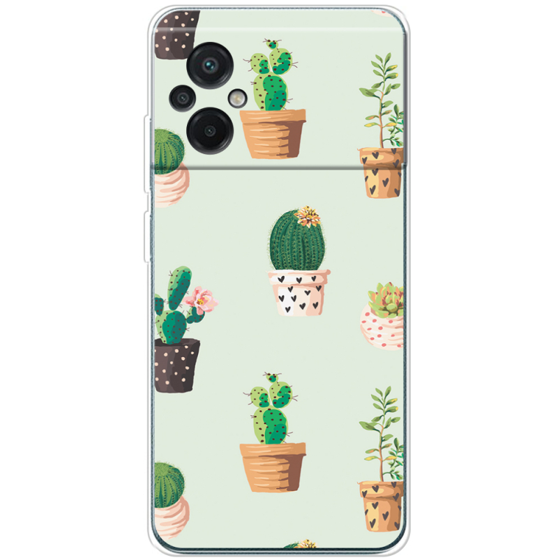 Чехол BoxFace Poco M5 L-green Cacti