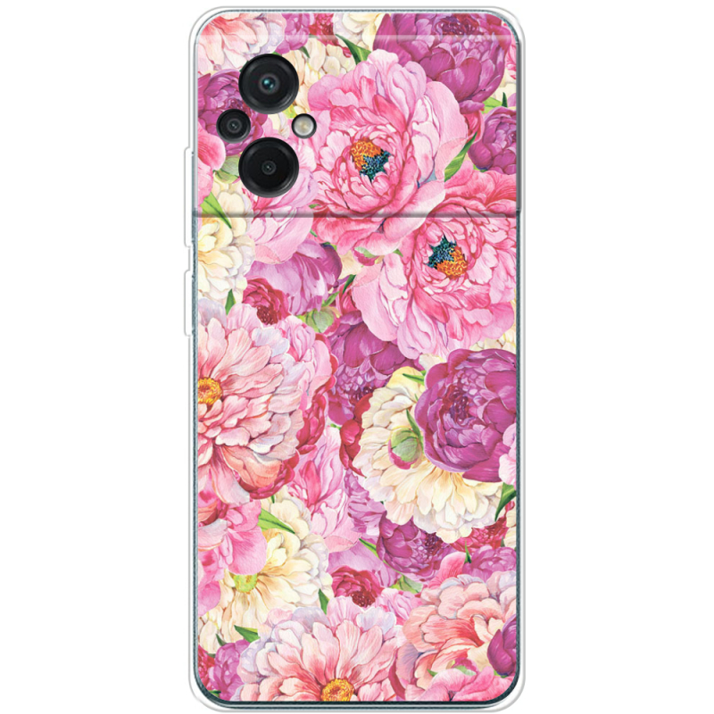 Чехол BoxFace Poco M5 Pink Peonies