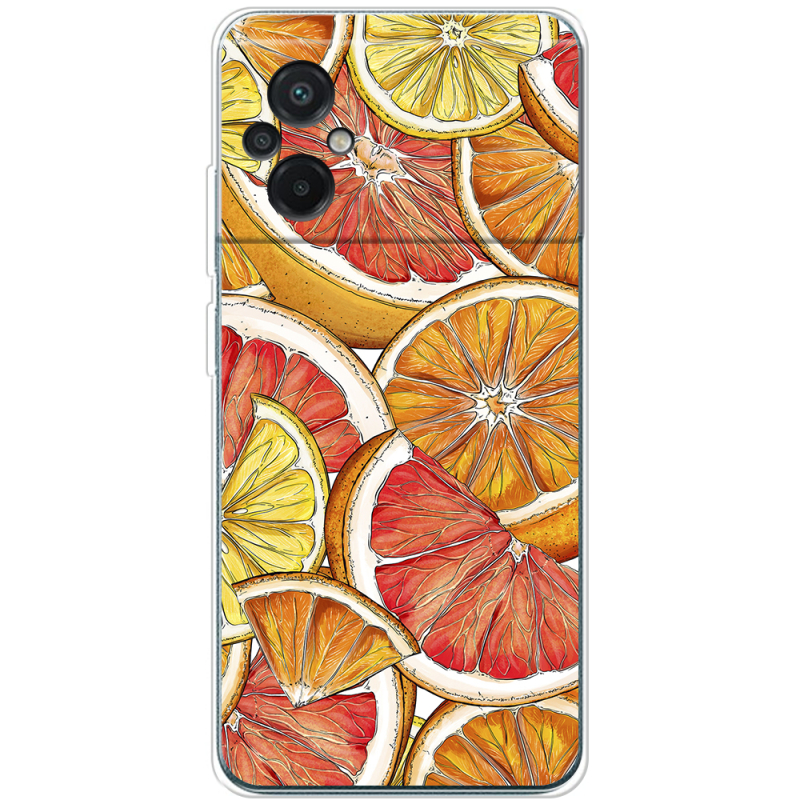 Чехол BoxFace Poco M5 Citrus Pattern