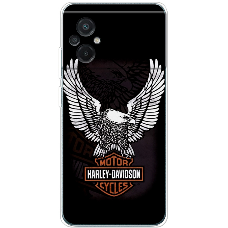 Чехол BoxFace Poco M5 Harley Davidson and eagle