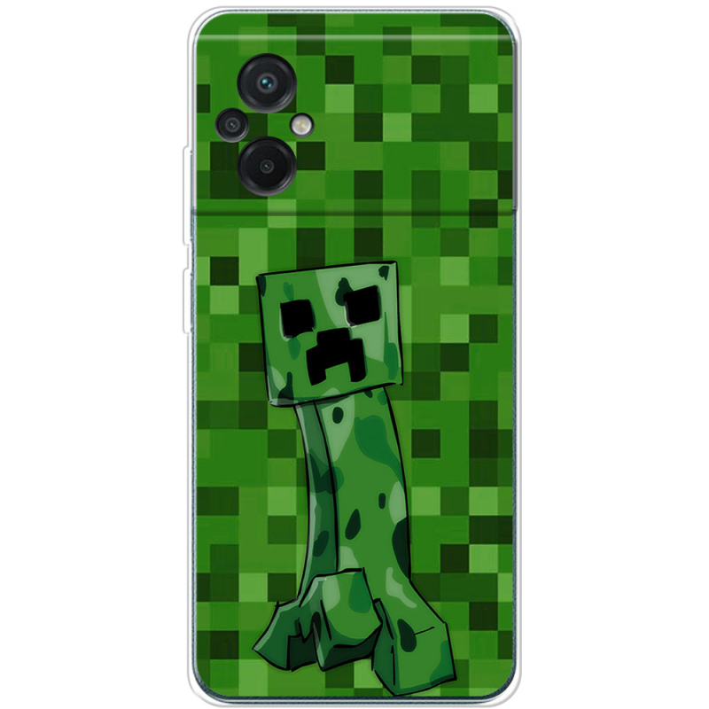 Чехол BoxFace Poco M5 Minecraft Creeper