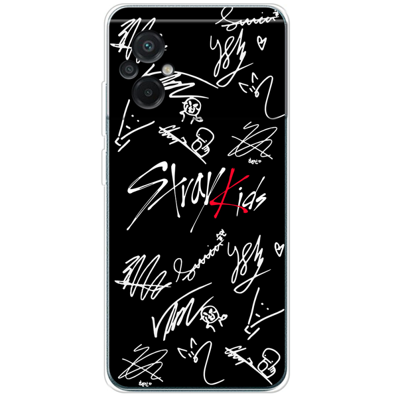 Чехол BoxFace Poco M5 Stray Kids автограф