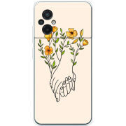 Чехол BoxFace Poco M5 Flower Hands