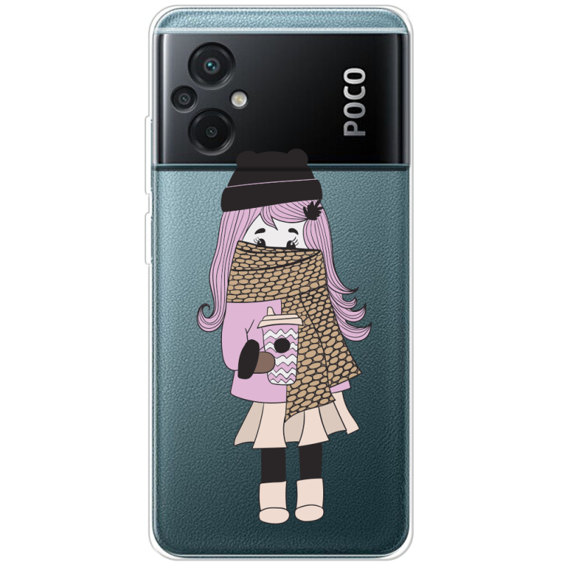 Прозрачный чехол BoxFace Xiaomi Poco M5 Winter Morning Girl