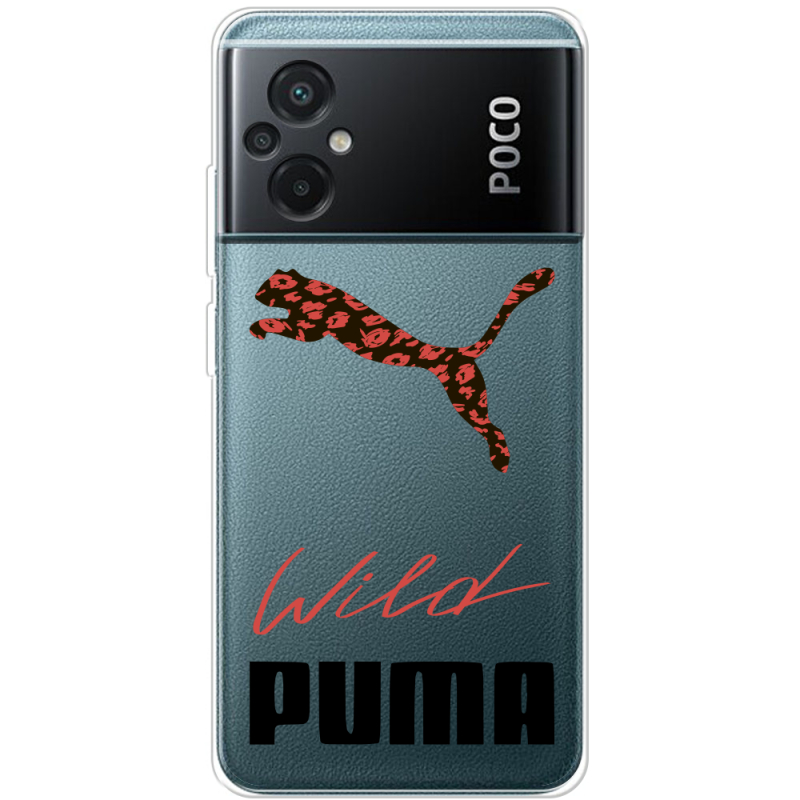 Прозрачный чехол BoxFace Xiaomi Poco M5 Wild Cat