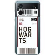 Прозрачный чехол BoxFace Xiaomi Poco M5 Ticket Hogwarts