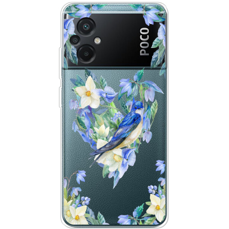 Прозрачный чехол BoxFace Xiaomi Poco M5 Spring Bird