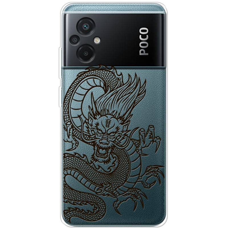 Прозрачный чехол BoxFace Xiaomi Poco M5 Chinese Dragon