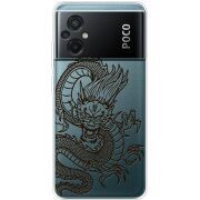 Прозрачный чехол BoxFace Xiaomi Poco M5 Chinese Dragon