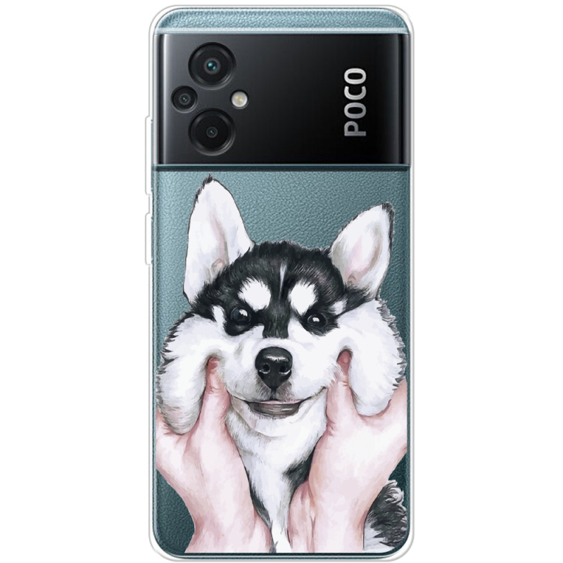 Прозрачный чехол BoxFace Xiaomi Poco M5 Husky