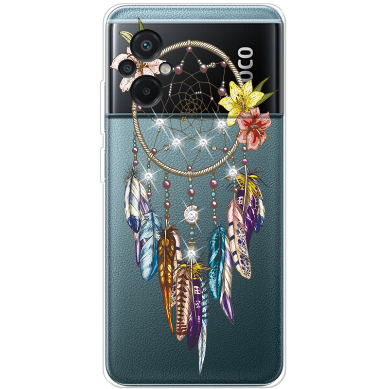 Чехол со стразами Xiaomi Poco M5 Dreamcatcher