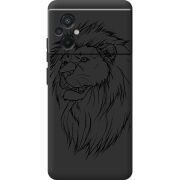 Черный чехол BoxFace Poco M5 Lion